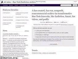 Sites similar to adastrafanfic.com
