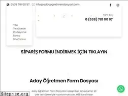 Sites similar to adayogretmendosyasi.com