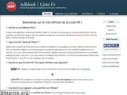 Sites similar to adblock-listefr.com