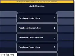 Sites similar to add-like.com