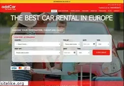 Sites similar to addcarrental.com