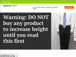 Sites similar to addingheight.com