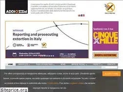 Sites similar to addiopizzo.org