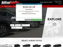 Sites similar to addisonautoplex.com