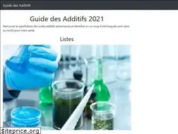 Sites similar to additifs.guide