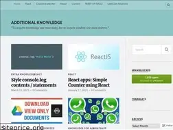 Sites similar to additionalknowledge.wordpress.com