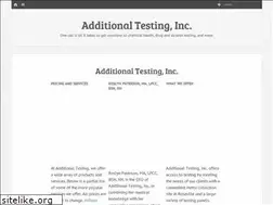 Sites similar to additionaltesting.com