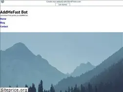 Sites similar to addmefastx.wordpress.com