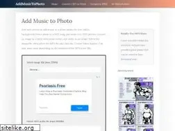 Sites similar to addmusictophoto.com