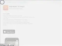 Sites similar to addmusictovideo.com