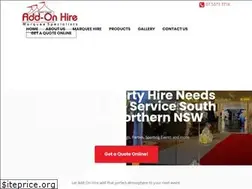Sites similar to addonhire.com.au