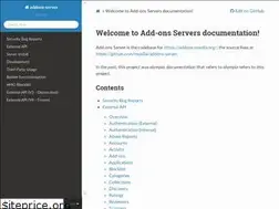 Sites similar to addons-server.readthedocs.io
