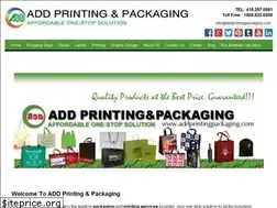 Sites similar to addprintingpackaging.com