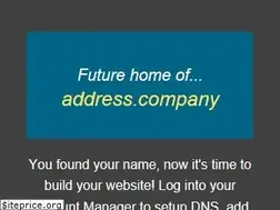 Sites similar to address.company