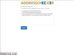 Sites similar to addresschecker.eu