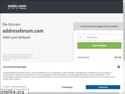 Sites similar to addressforum.com