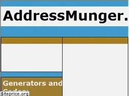 Sites similar to addressmunger.com