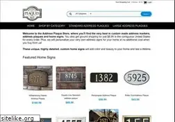 Sites similar to addressplaques.net