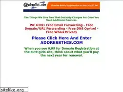 Sites similar to addressthis.com