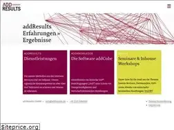 Sites similar to addresults.de