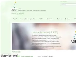 Sites similar to adef.univ-amu.fr