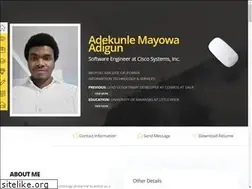 Sites similar to adekunleadigun.com