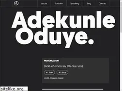 Sites similar to adekunleoduye.com