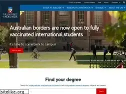 Sites similar to adelaide.edu.au