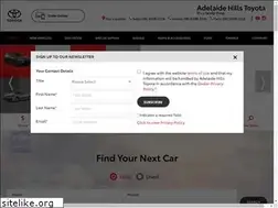 Sites similar to adelaidehillstoyota.com.au