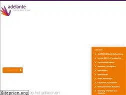 Sites similar to adelante-zorggroep.nl