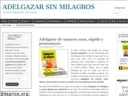Sites similar to adelgazarsinmilagros.com