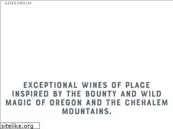Sites similar to adelsheim.com