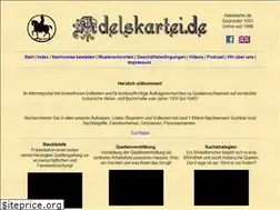 Sites similar to adelskartei.de