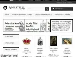 Sites similar to adelstitel-kauf.eu
