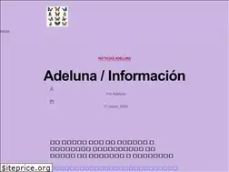 Sites similar to adeluna.es