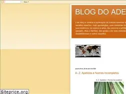 Sites similar to ademirhelenorocha.blogspot.com