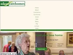 Sites similar to adeptcarehomes.co.uk
