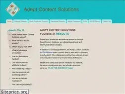 Sites similar to adeptcontentsolutions.com