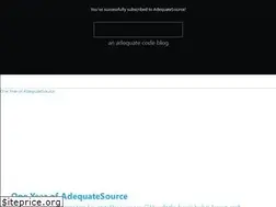 Sites similar to adequatesource.com