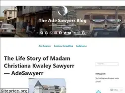Sites similar to adesawyerr.wordpress.com