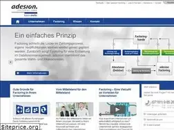Sites similar to adesion-factoring.de