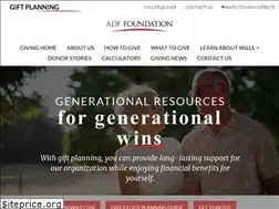 Sites similar to adfplannedgiving.org