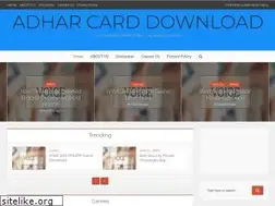 Sites similar to adharcarddownload.in