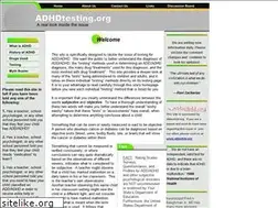 Sites similar to adhdtesting.org
