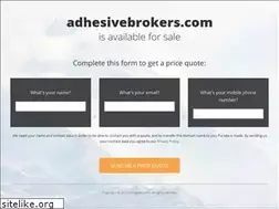 Sites similar to adhesivebrokers.com
