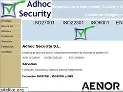 Sites similar to adhoc-security.es