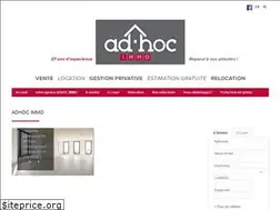 Sites similar to adhocimmo.be
