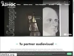 Sites similar to adhocproducciones.es