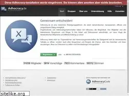 Sites similar to adhocracy.de