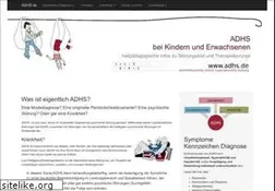 Sites similar to adhs.de